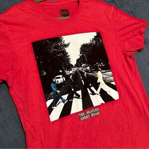Beatles Men's Large Abbey Road Music Band Vintage T-Shirt